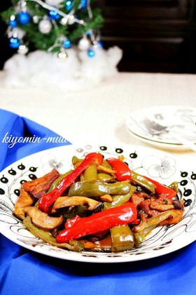 ベーコンときのこのホットサラダ♡