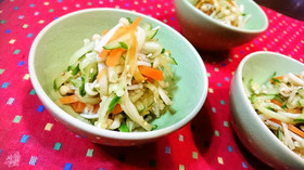 サッパリ【エノキと胡瓜のごまポン酢】