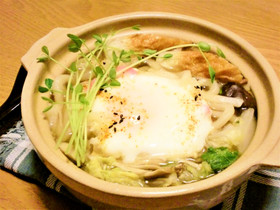 ぱぱっと！鍋焼きうどん