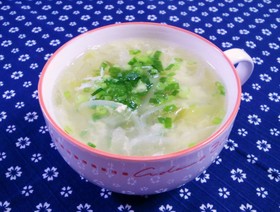 ねぎたっぷりウエイパーのスープ３