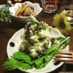 トースターで焼いた☆甘いさつま芋サラダ