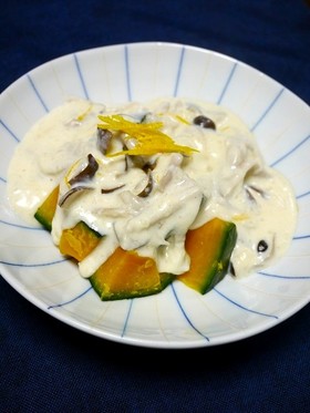 簡単5分！かぼちゃの柚子チーズクリーム