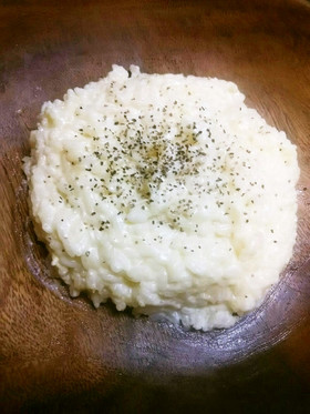 簡単！10分で出来るミルクチーズ雑炊♪