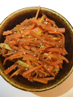 お弁当人参きんぴら
