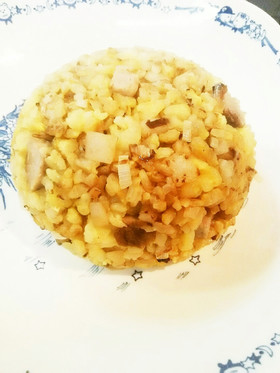 絶品！焼豚とネギDEパラパラ黄金炒飯♪