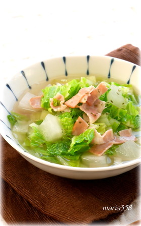白菜たっぷり★和風ミネストローネ★