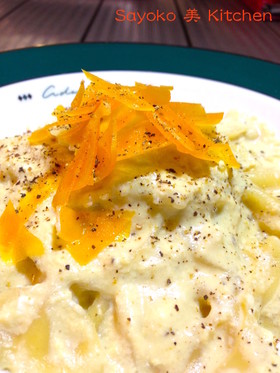 酒粕カルボナーラ