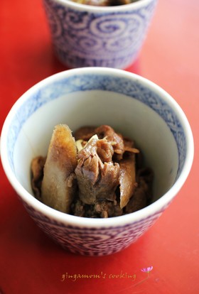 牛肉と牛蒡のしぐれ煮