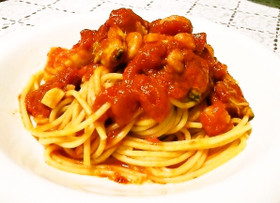 ペスカトーレ　シーフードパスタ