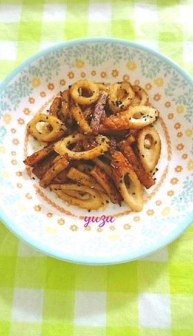 お弁当やあと一品に！ちくわの簡単甘辛炒め