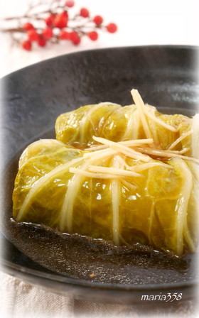 とろ〜り中華風＊ロール白菜