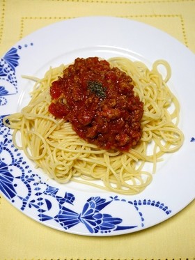 簡単アレンジ！ミートソーススパゲッティー