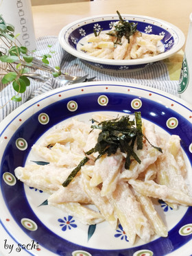 明太子クリームペンネ☆ワンポットパスタ♪