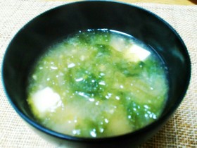 磯の香り＊あおさのお味噌汁＊