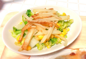 カリカリ！ハニーポテトサラダ♪