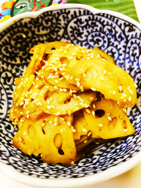 簡単☆蓮根のオイスターソース炒め