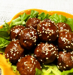 カリっとふわっと肉団子の甘酢あん