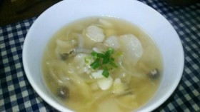 蕪と鱈のスープ