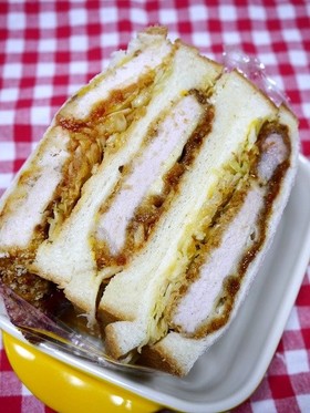ヘルシー！揚げないチキンカツサンドイッチ