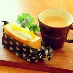 果物缶ですぐデキ♡フルーツポケットサンド