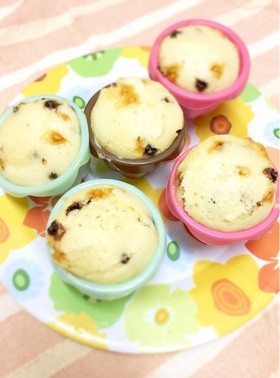 HMで♪簡単♡チョコチップリン蒸しぱん♡