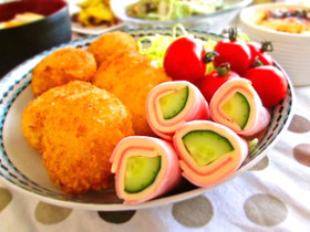 お弁当・おつまみに♪胡瓜のハムチー巻き