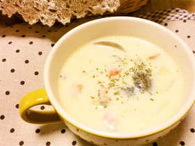 ぱぱっと！クラムチャウダー