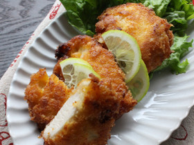 液体塩こうじでガーリックチキンカツ