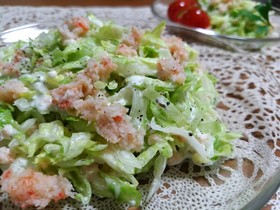 母の十八番☆簡単かにサラダ