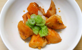 簡単！鶏むね肉の照り焼き♪ニンニク生姜で