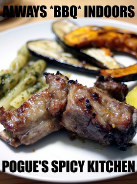 お家の中でバーベキュー♪ハニースペアリブ