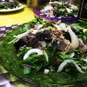 炙りしめさばと新玉ねぎのサラダ