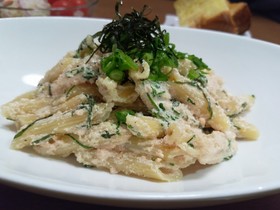 たらこと大葉のクリームペンネ