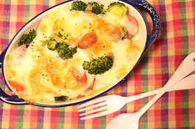 とろ〜りホクホク♡ポテトグラタン