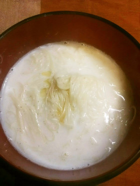 超簡単＆栄養豊富！ごまミルクにゅうめん♪