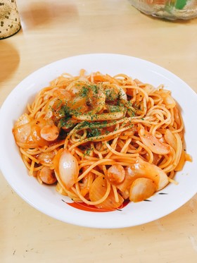 簡単！新玉ねぎたっぷりナポリタン