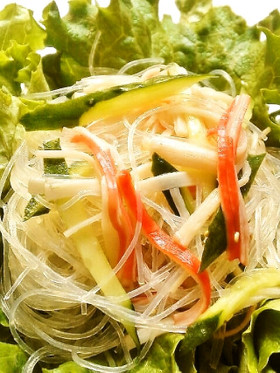 ダイエットにも♪簡単エスニック春雨サラダ