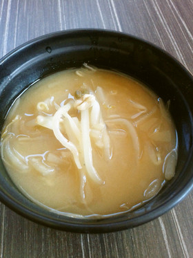 ♡ズボラなもやしの味噌汁♡