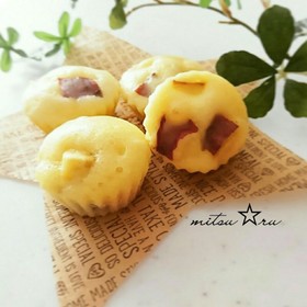 フライパンdeさつまいも蒸しパン♡