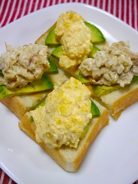 簡単！タルタルソース☆アボカドトースト