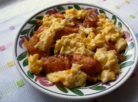 チキンケチャップ　とろとろ卵乗せ！