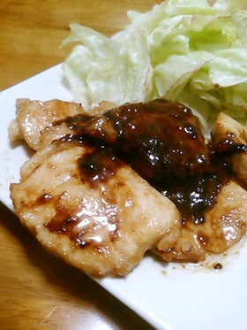 鶏肉の中華風生姜焼き