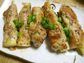 筍の豚肉巻き