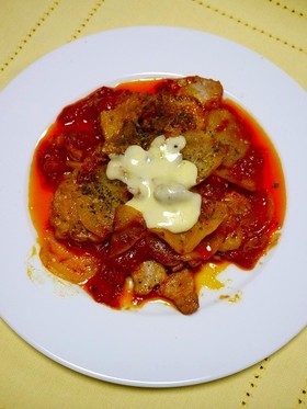 簡単！豚バラぽてとイタリアン