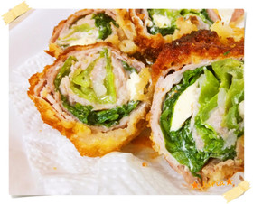 サニーレタスとチーズのミルフィーユカツ★