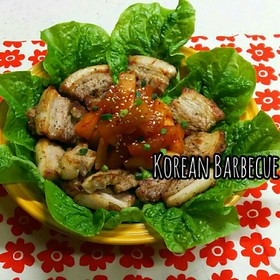 にんにくパワー♪簡単サムギョプサル