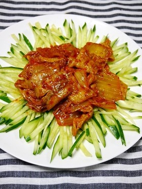 初めてでも簡単♪豚キムチ(タレが絶品)