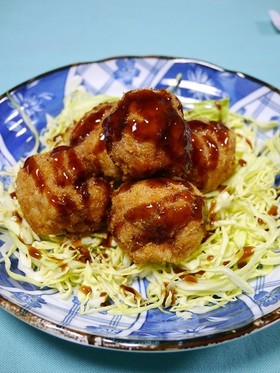 楽しく作れる！豚コマ☆ぎゅっとカツ