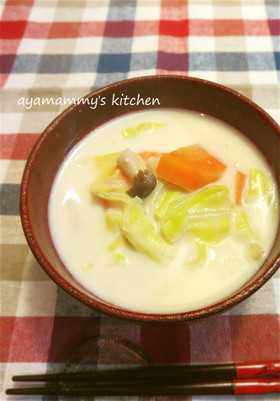 キャベツの✿ミルクみそ汁