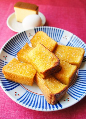 卵たっぷり〜カステラ風フレンチトースト❁